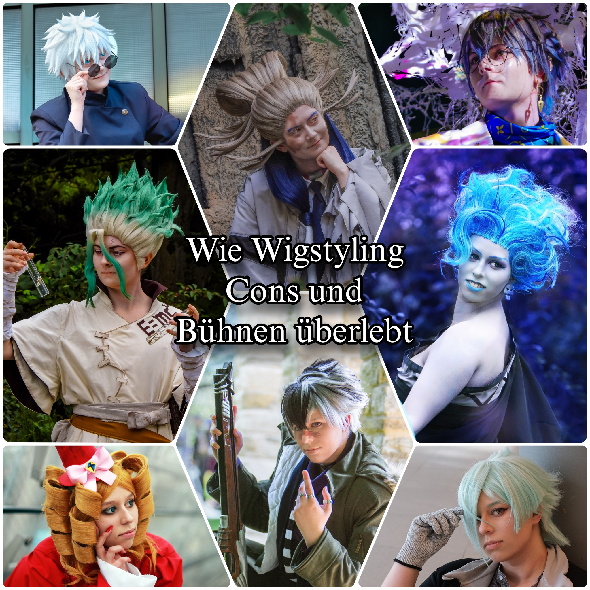 Wie Wigstyling Cons und Bühnen überlebt Wie Wigstyling Cons und Bühnen überlebt
